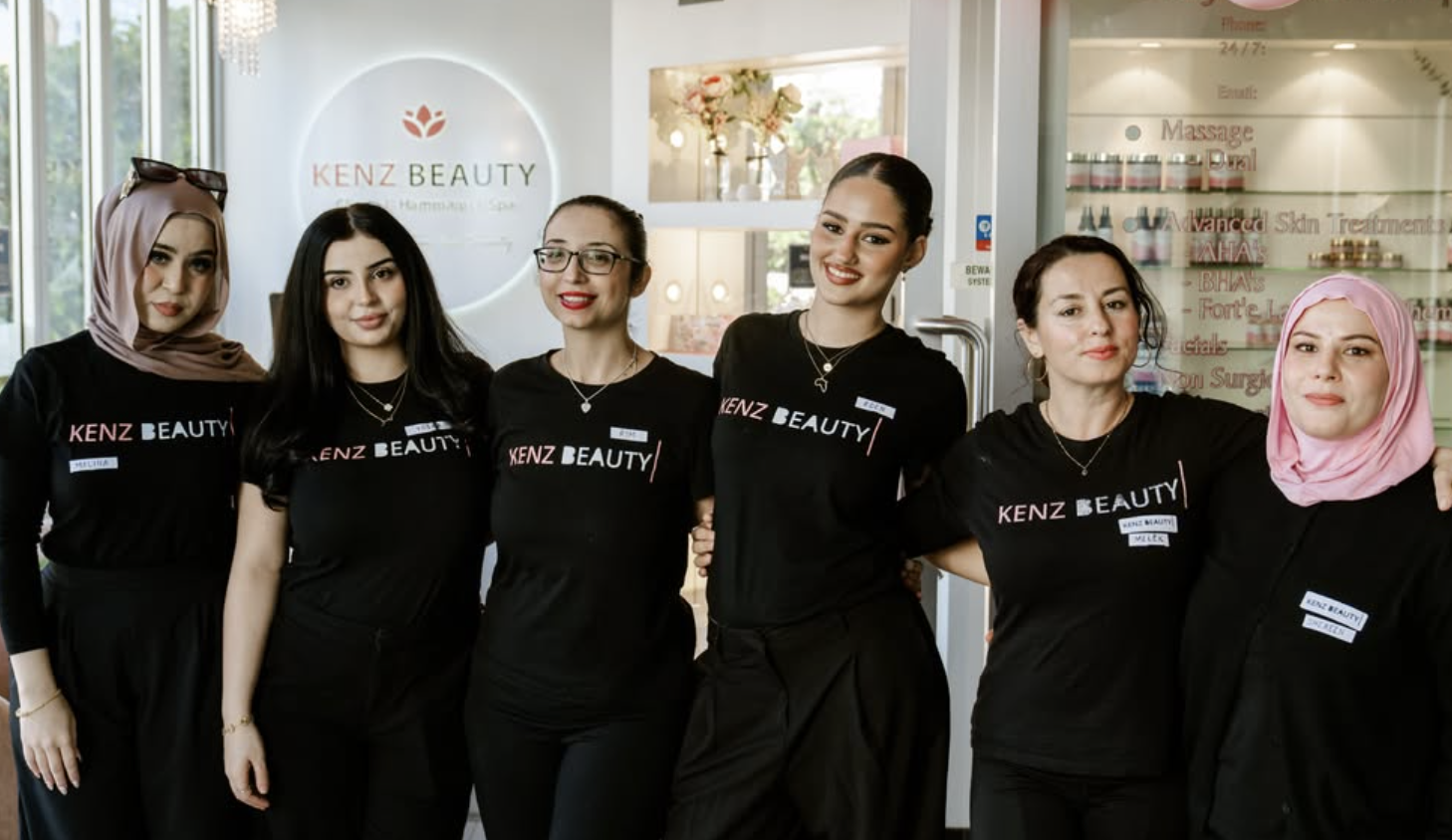 The Kenz Beauty team at the Gold Coast day spa